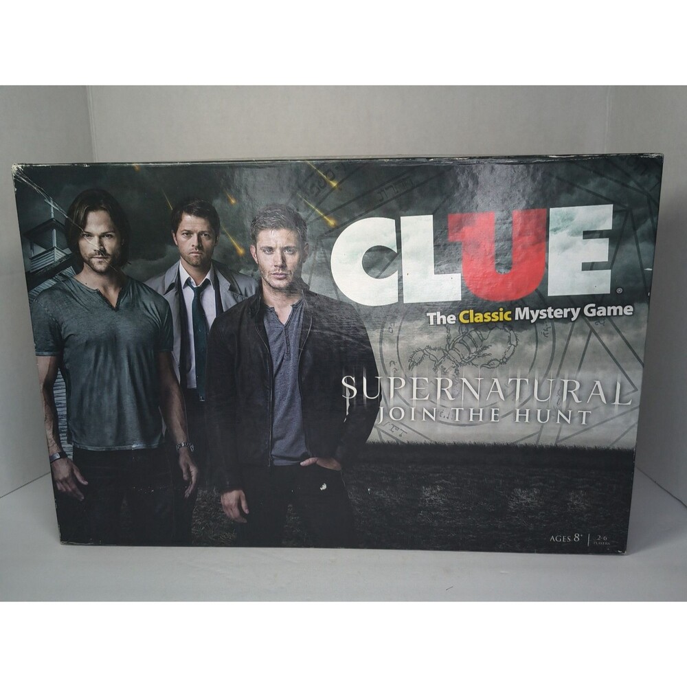 Clue Supernatural Board Game Limited Edition 2014 Winchester Mystery Game